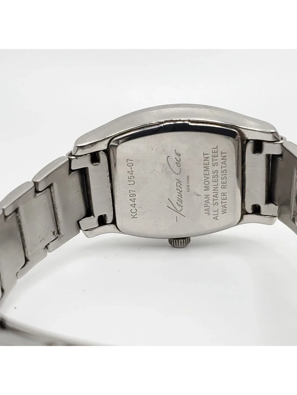 Kenneth Cole Reaction Watch Women 24mm KC4497  MOP Second Dial New Battery